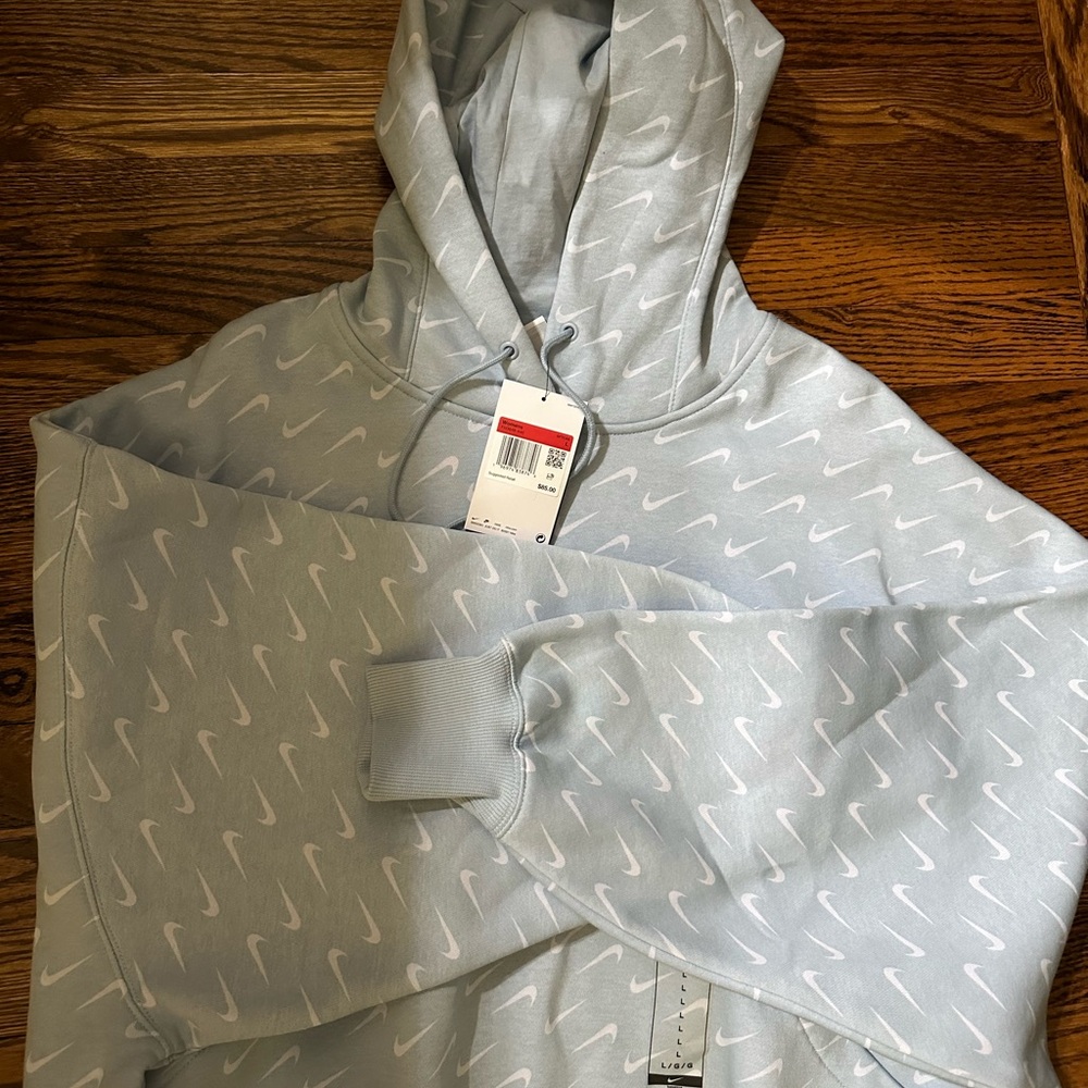 Nike Sportswear Phoenix Fleece Over-Oversized Printed Hoodie - Picture 4 of 8